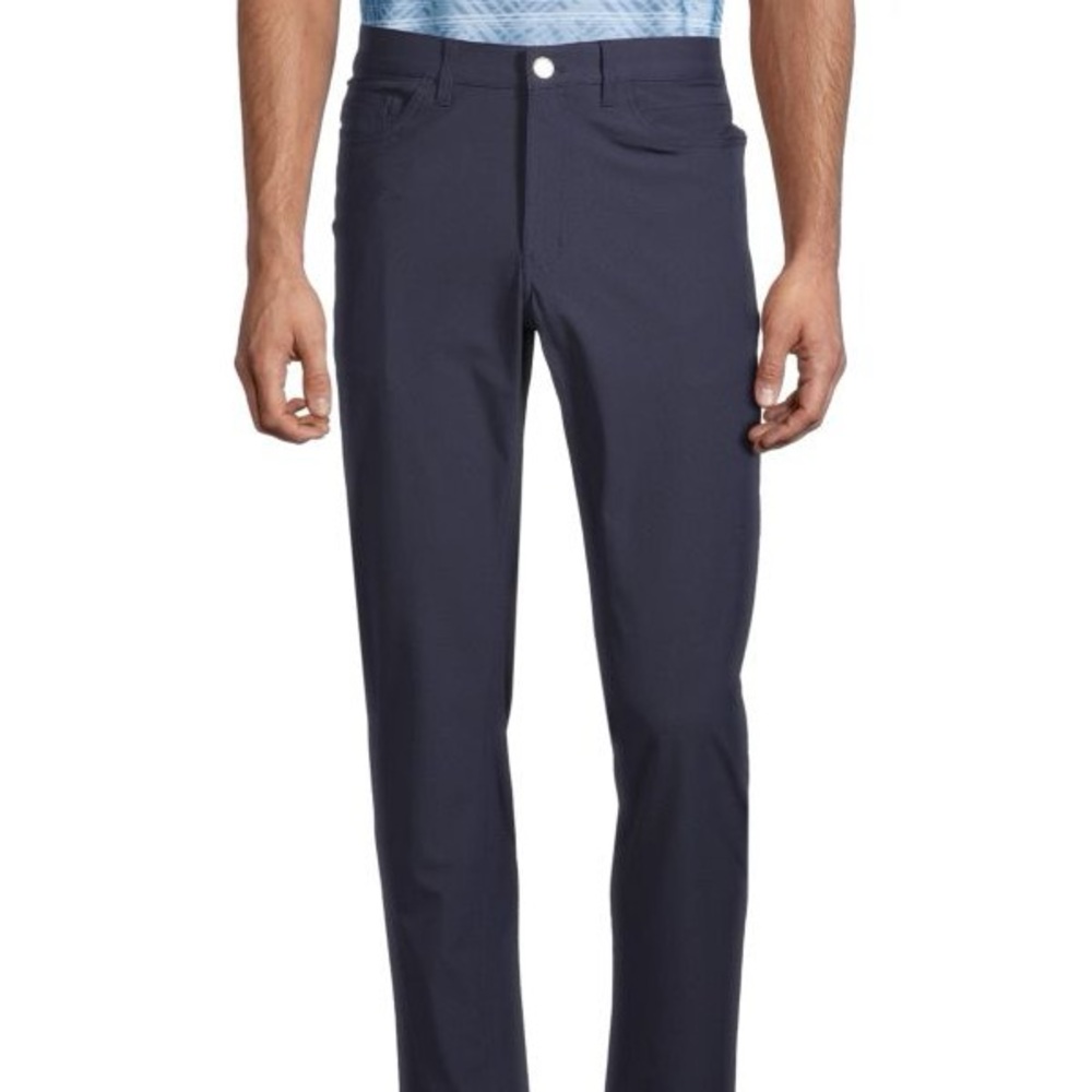 Hickey Freeman New York 42W x 32L 5-Pocket Golf Trousers/Pants NWT Navy